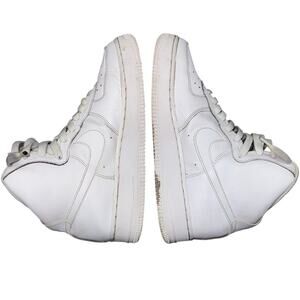 Nike Air Force 1 High Triple White Size 6.5Y – Needs Cleaning